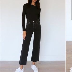 Aritzia | Denim Forum Farrah Wide Leg Jeans